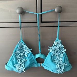 Teal Mesh Bralette